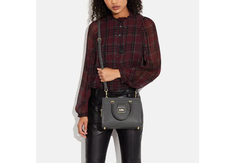 Buy Coach Grace Carryall Carriage Logo Satchel Bag Small - Vine in Pakistan