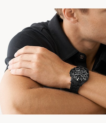 Buy Michael Kors Mens Stainless Steel Black Dial 45mm Watch - Mk8257 in Pakistan