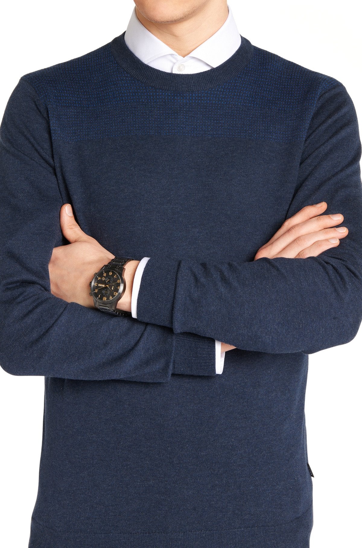 Buy Hugo Boss Mens Quartz Stainless Steel Black Dial 46mm Watch - 1513275 in Pakistan