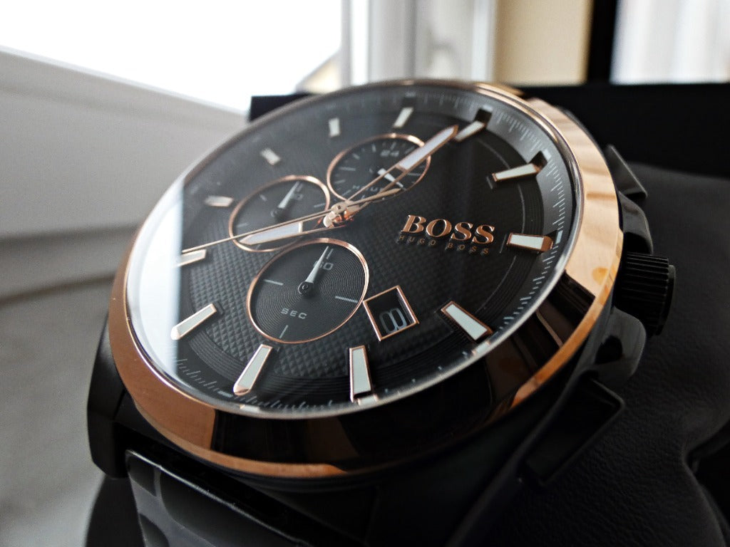 Buy Hugo Boss Mens Quartz Black Stainless Steel Black Dial 46mm Watch - 1513885 in Pakistan