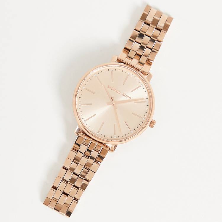Buy Michael Kors Women's Pyper Three-hand Rose Gold-tone Stainless Steel Watch - Mk3897 in Pakistan