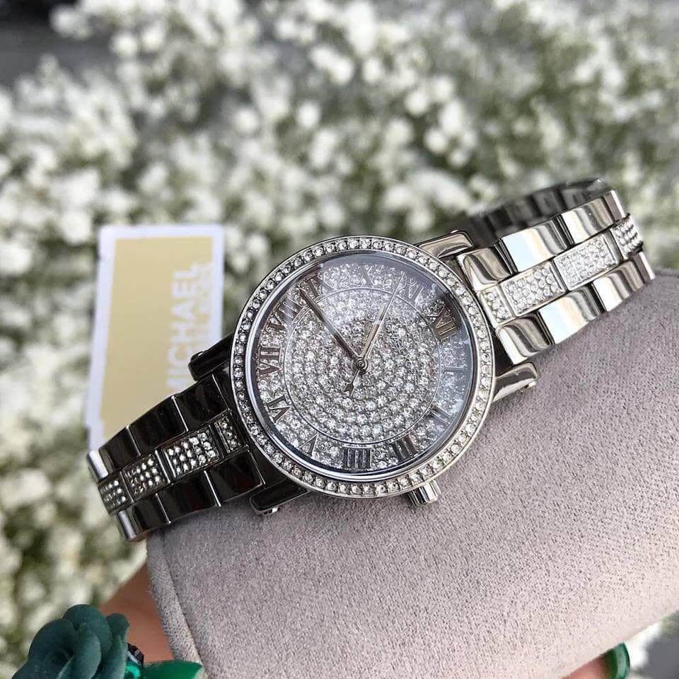 Buy Michael Kors Petite Norie Women's Watch Silver Dial Silver Stainless Steel Strap - Mk3775 in Pakistan