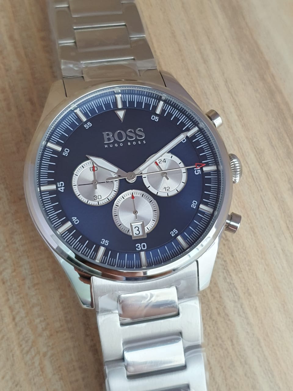 Buy Hugo Boss Mens Chronograph Quartz Stainless Steel 44mm Watch - 1513713 in Pakistan