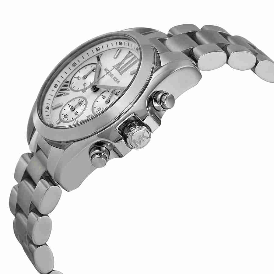 Buy Michael Kors Womens Chronograph Quartz Stainless Steel Silver Dial 34mm Watch - Mk6174 in Pakistan