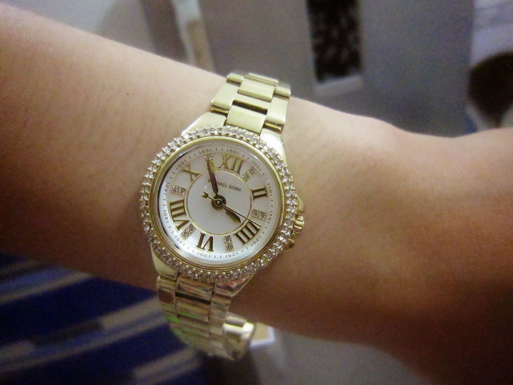 Buy Michael Kors Camille White Dial Crystal-set Gold-tone Ladies Watch - Mk3252 in Pakistan