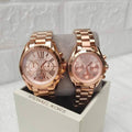 Buy Michael Kors Womens Quartz Stainless Steel Rose Gold Dial 43mm Watch - Mk5503 in Pakistan