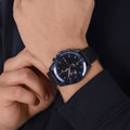 Buy Tommy Hilfiger Parker Blue Dial Blue Leather Strap Watch for Men - 1791839 in Pakistan