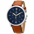 Buy Fossil Men's Chronograph Quartz Brown Leather Strap Blue Dial 44mm Watch FS5453 in Pakistan