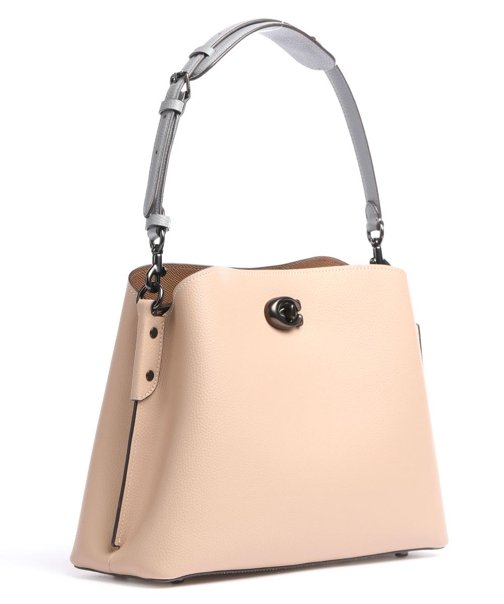 Buy Coach Willow Crossbody Grained Leather Small Bag  - Beige in Pakistan