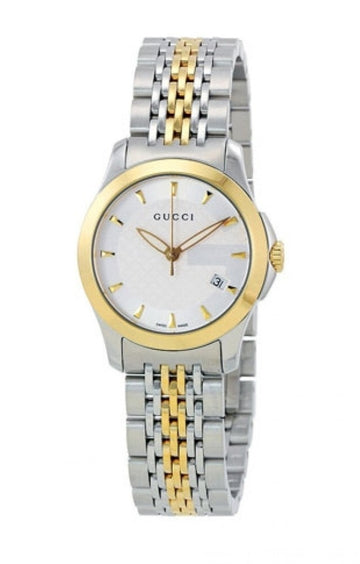 Buy Gucci G Timeless Silver Dial Two Tone Steel Strap Watch for Women - YA126511 in Pakistan