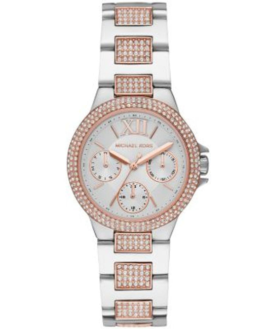 Buy Michael Kors Analog White Dial Two Tone Stainless Steel Women's Watch - MK4388 in Pakistan