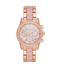 Buy Michael Kors Ritz Chronograph Quartz Crystal Two Tone Strap Ladies Watch - MK6769 in Pakistan