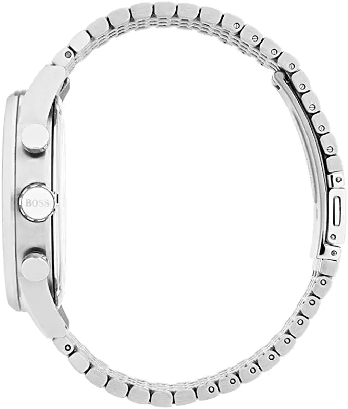 Buy Hugo Boss Mens Quartz Stainless Steel Blue Dial 44mm Watch - 1513498 in Pakistan