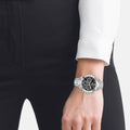 Buy Hugo Boss Womens Quartz Silver Stainless Steel Black Dial 38mm Watch - 1502614 in Pakistan