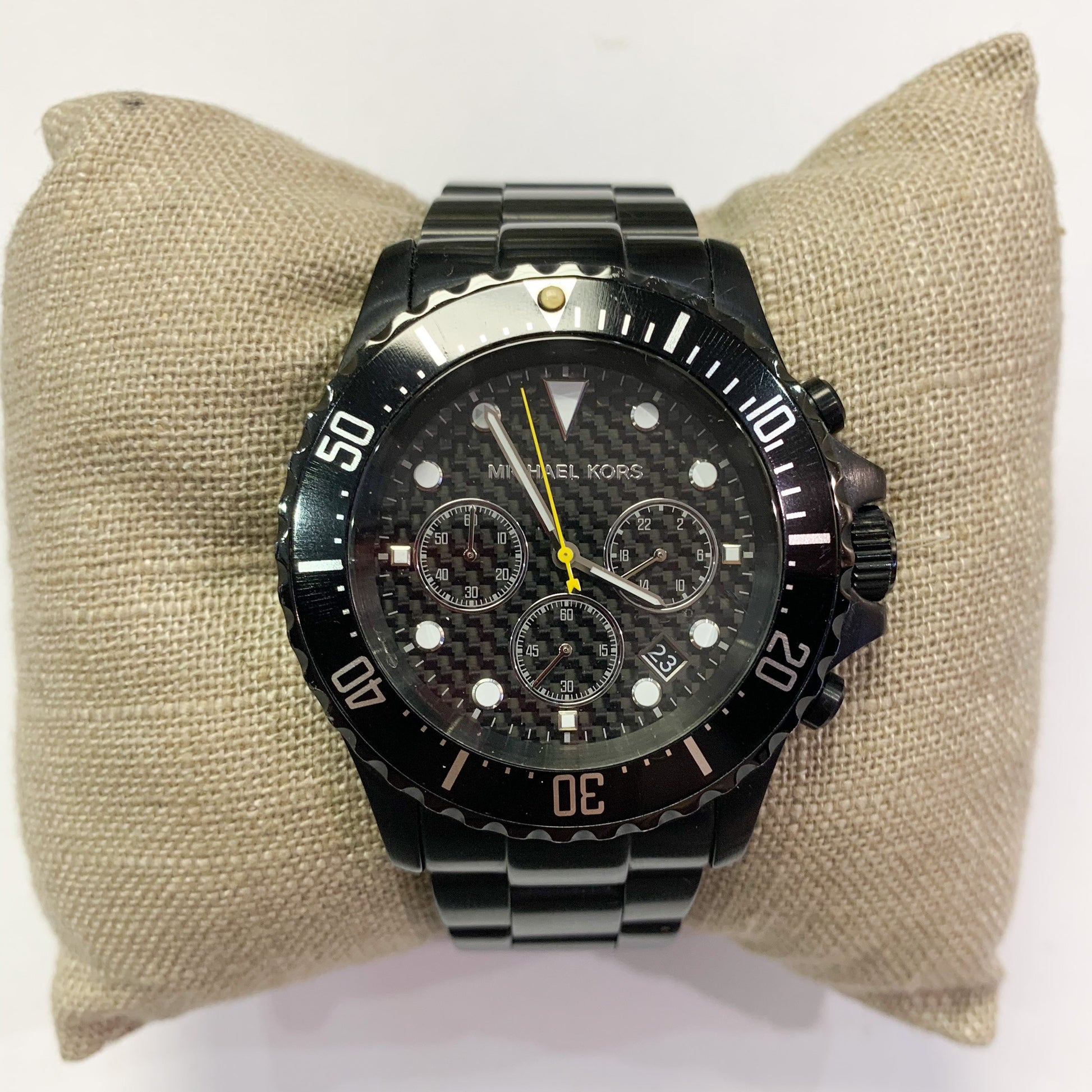 Buy Michael Kors Mens Stainless Steel Black Dial 45mm Watch - Mk8257 in Pakistan