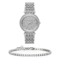 Buy Michael Kors Darci Silver Diamonds Dial Silver Stainless Steel Strap Watch for Women - Mk3779 in Pakistan
