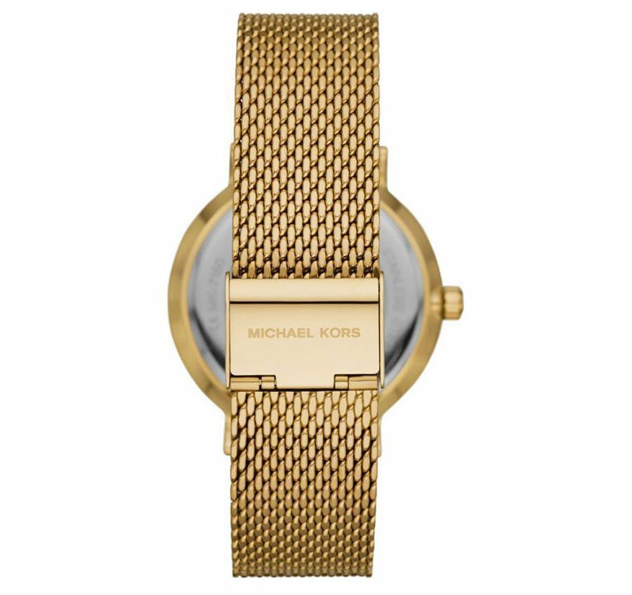 Buy Michael Kors Irving Gold Dial Gold Mesh Bracelet Watch for Women - MK8741 in Pakistan