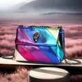 Buy Kurt Geiger London Mini Kensington Bag Medium - Rainbow Stripe in Pakistan