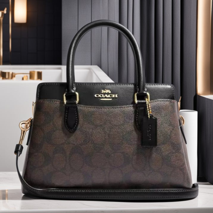 Buy Coach Mini Darcie Carryall in Signature Canvas Bag Small in Pakistan