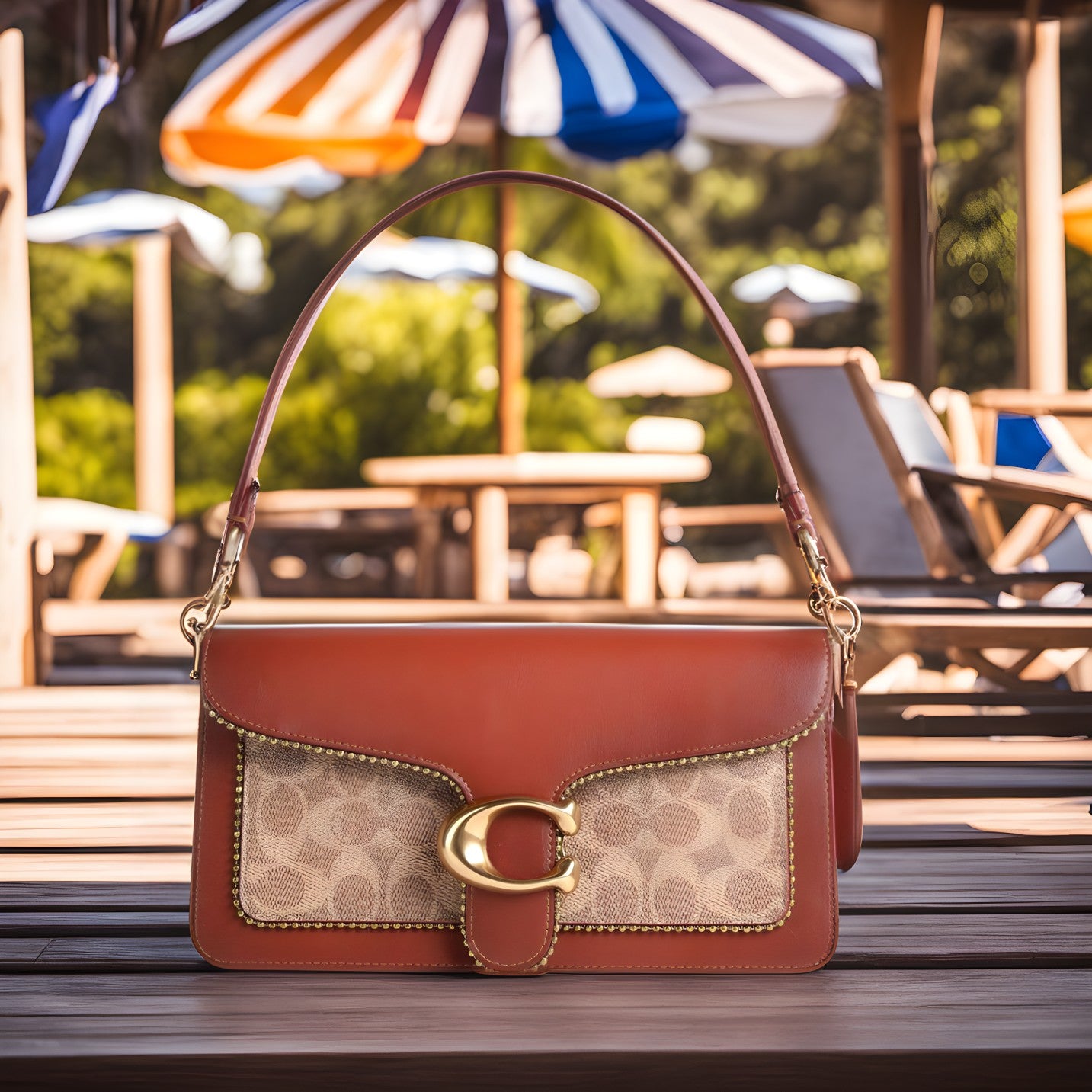 Buy Coach Tabby Brown with Signature Print - Brown in Pakistan