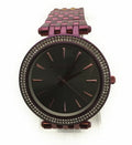 Buy Michael Kors Darci Gunmetal Dial Pink Stainless Steel Strap Ladies Watch - Mk3554 in Pakistan