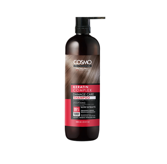 Buy Cosmo Professional Keratin Complex Damage Care Shampoo 1000ml in Pakistan