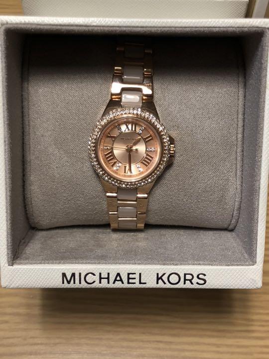 Buy Michael Kors Camille Rose Gold Dial Rose Gold Steel Strap Watch for Women - MK4292 in Pakistan