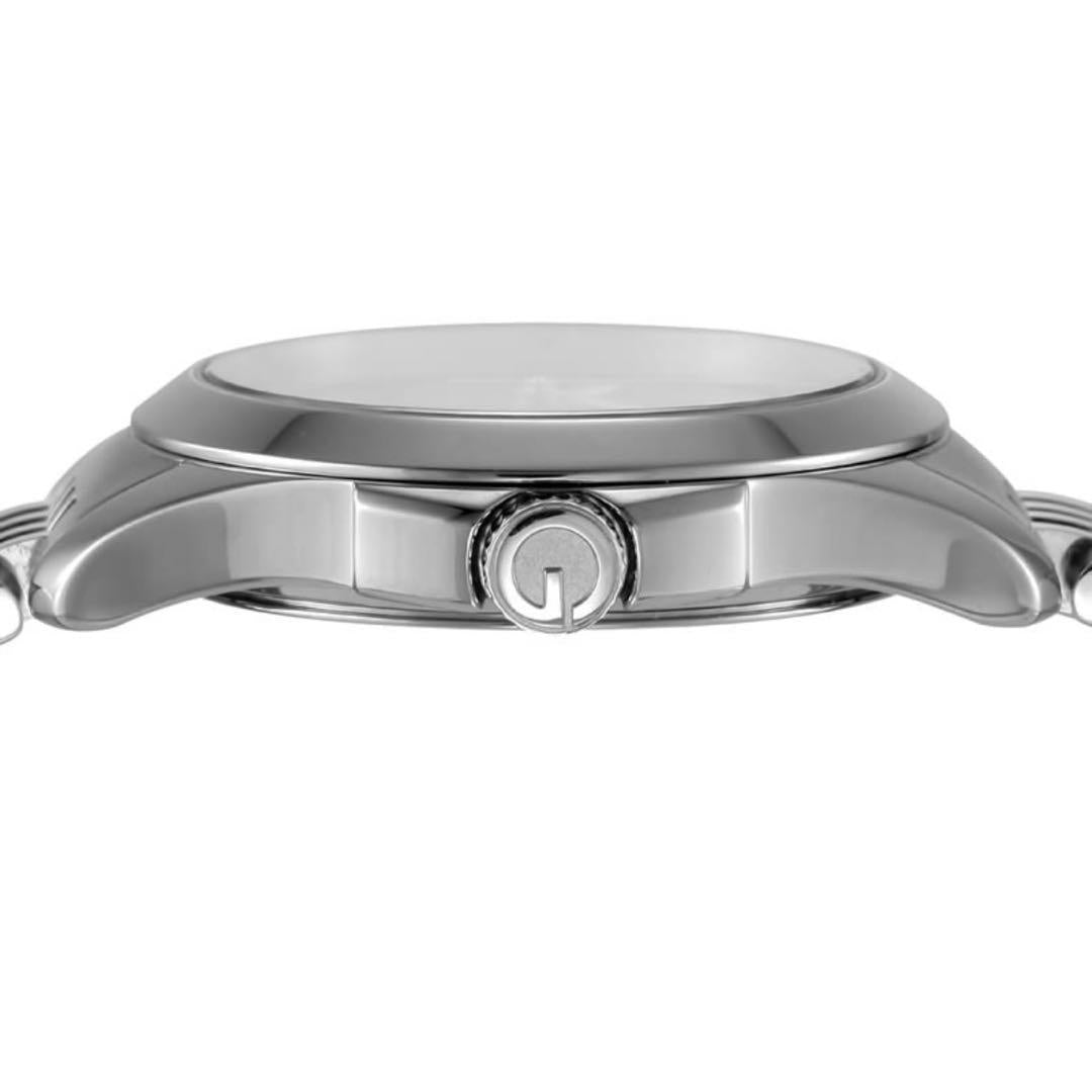 Buy Gucci Women's Swiss Made Quartz Silver Stainless Steel Black Dial 27mm Watch YA1265006 in Pakistan