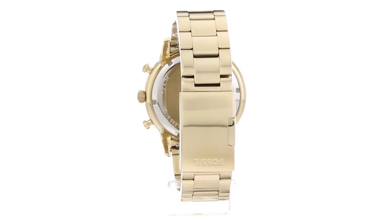 Buy Townsman White Dial Gold Steel Strap Watch For Men in Pakistan