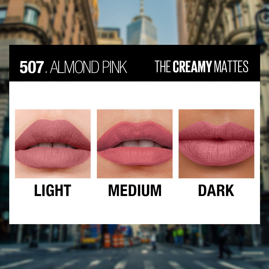 Buy Maybelline New York Color Sensational The Creamy Lipstick - 507 Almond Pink in Pakistan