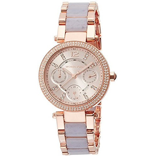 Buy Michael Kors Mini Parker Multi-function Gold Dial Ladies Watch - Mk6327 in Pakistan