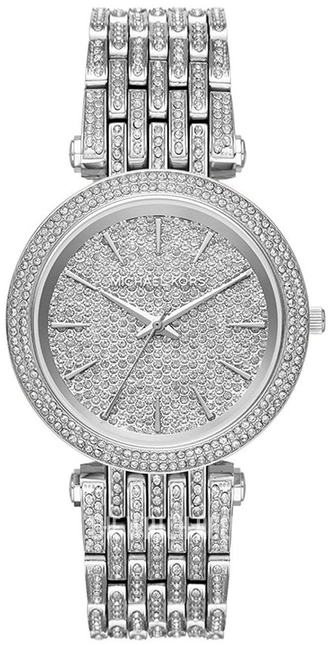 Buy Michael Kors Darci Silver Diamonds Dial Silver Stainless Steel Strap Watch for Women - Mk3779 in Pakistan