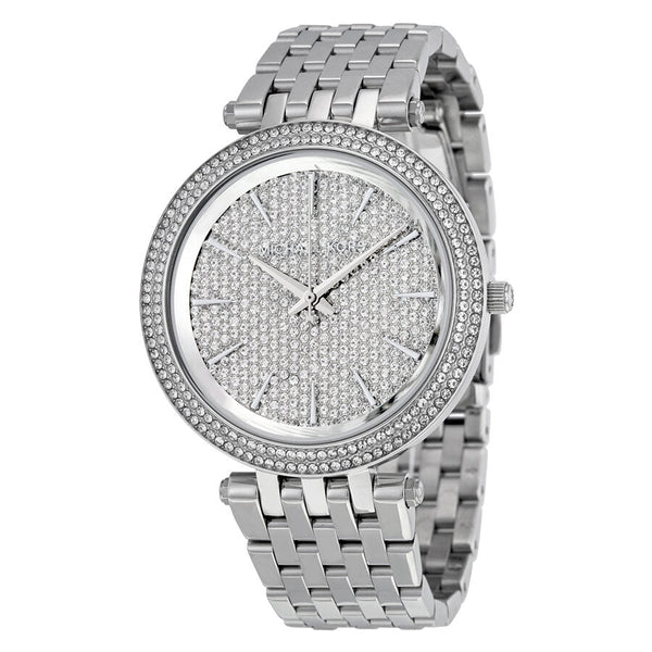 Buy Michael Kors Darci Crystal Pave Silver Dial Silver Stainless Steel Strap Ladies Watch - Mk3437 in Pakistan