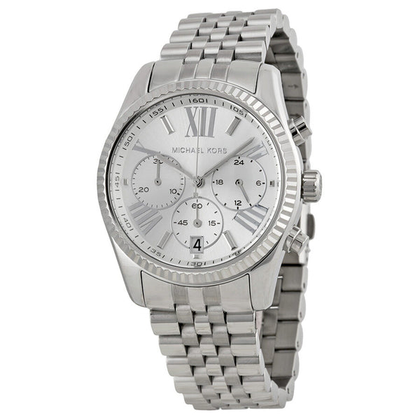 Buy Michael Kors Womens Chronograph Quartz Stainless Steel Silver Dial 34mm Watch - Mk6174 in Pakistan