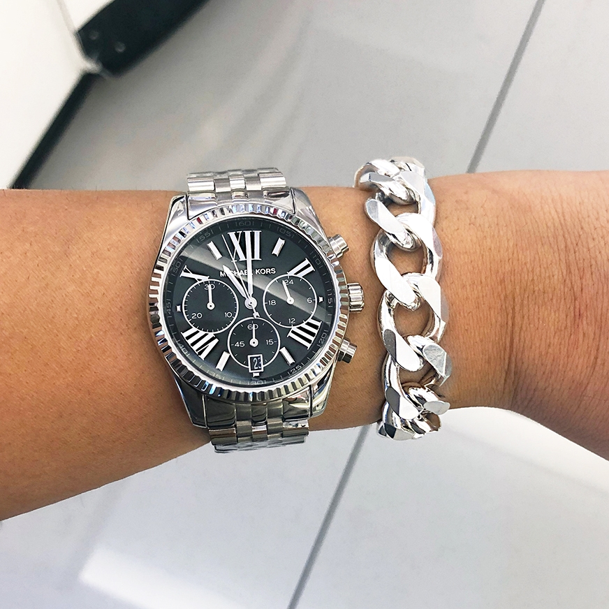 Buy Michael Kors Womens Quartz Stainless Steel Black Dial 38mm Watch - Mk5708 in Pakistan