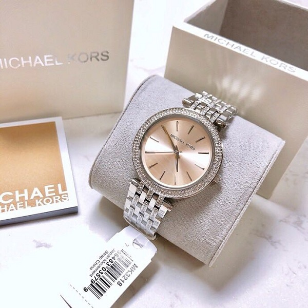 Buy Michael Kors Womens Quartz Stainless Steel Pink Dial 39mm Watch - Mk3218 in Pakistan