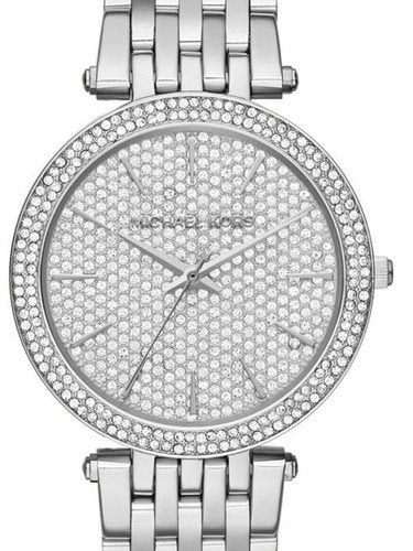 Buy Michael Kors Darci Crystal Pave Silver Dial Silver Stainless Steel Strap Ladies Watch - Mk3437 in Pakistan