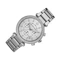 Buy Michael Kors Ladies Parker Silver Dial Silver Stainless Steel Strap Watch MK6354 in Pakistan