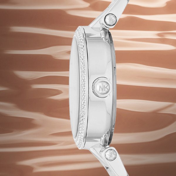 Buy Michael Kors Parker Silver Dial Silver Stainless Steel Strap Ladies Watch - Mk6350 in Pakistan