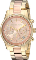 Buy Michael Kors Ritz Chronograph Gold Dial Two-tone Stainless Steel Womens Watch - Mk6475 in Pakistan