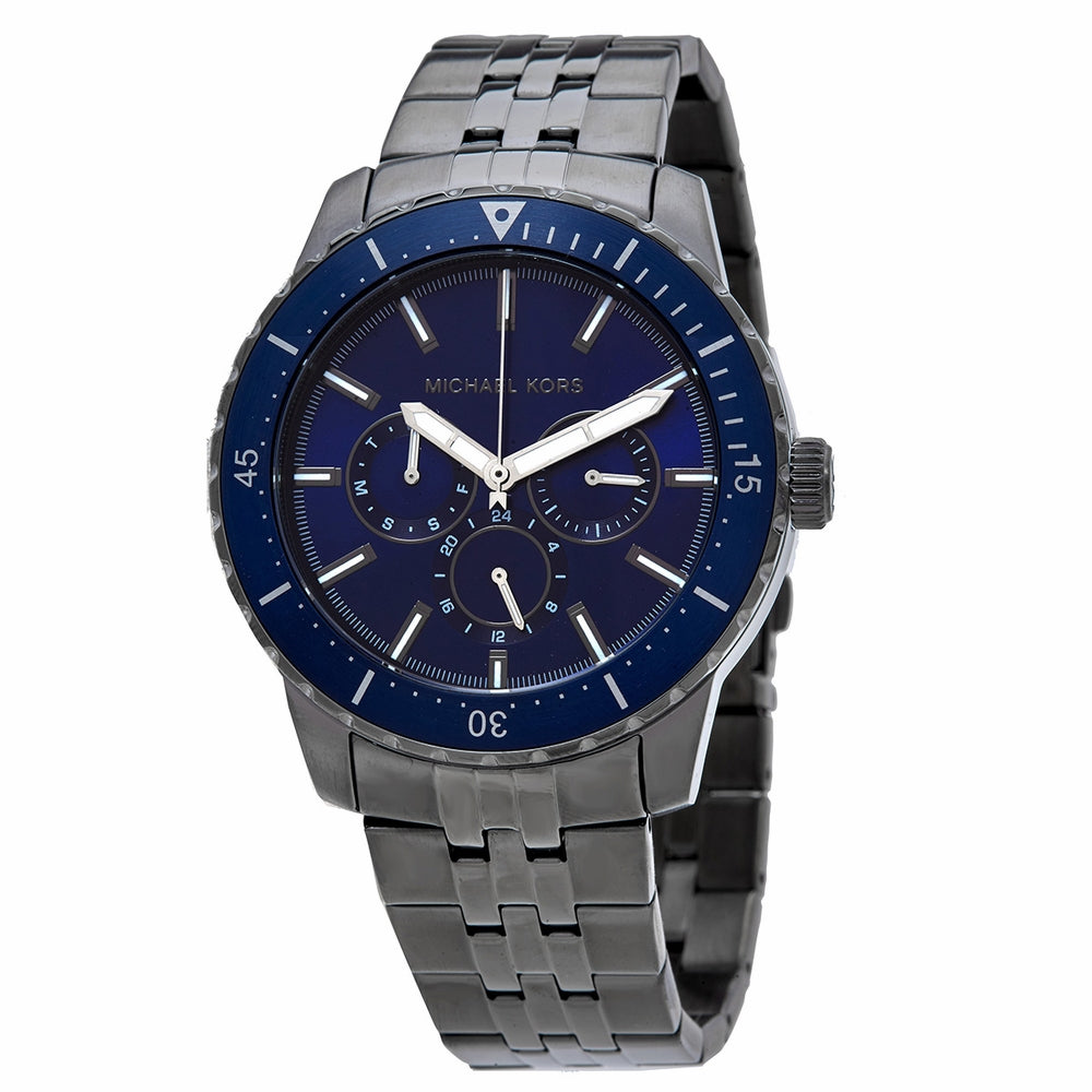 Buy Michael Kors Mens Chronograph Quartz Stainless Steel Blue Dial 44mm Watch - Mk7155 in Pakistan