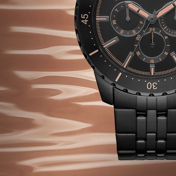 Buy Michael Kors Mens Chronograph Quartz Stainless Steel Black Dial 44mm Watch - Mk7157 in Pakistan