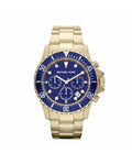 Buy Michael Kors Mens Gold Stainless Steel Blue Dial 45mm Watch - Mk8267 in Pakistan