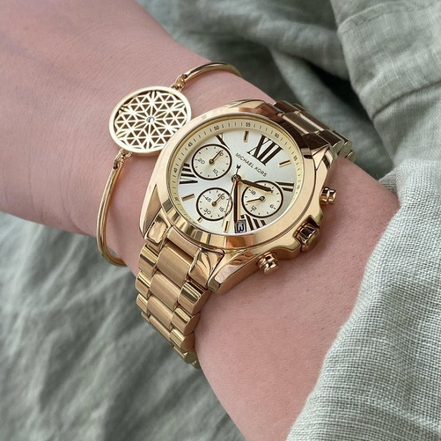 Buy Michael Kors Womens Quartz Stainless Steel Gold 35mm Watch - Mk5798 in Pakistan