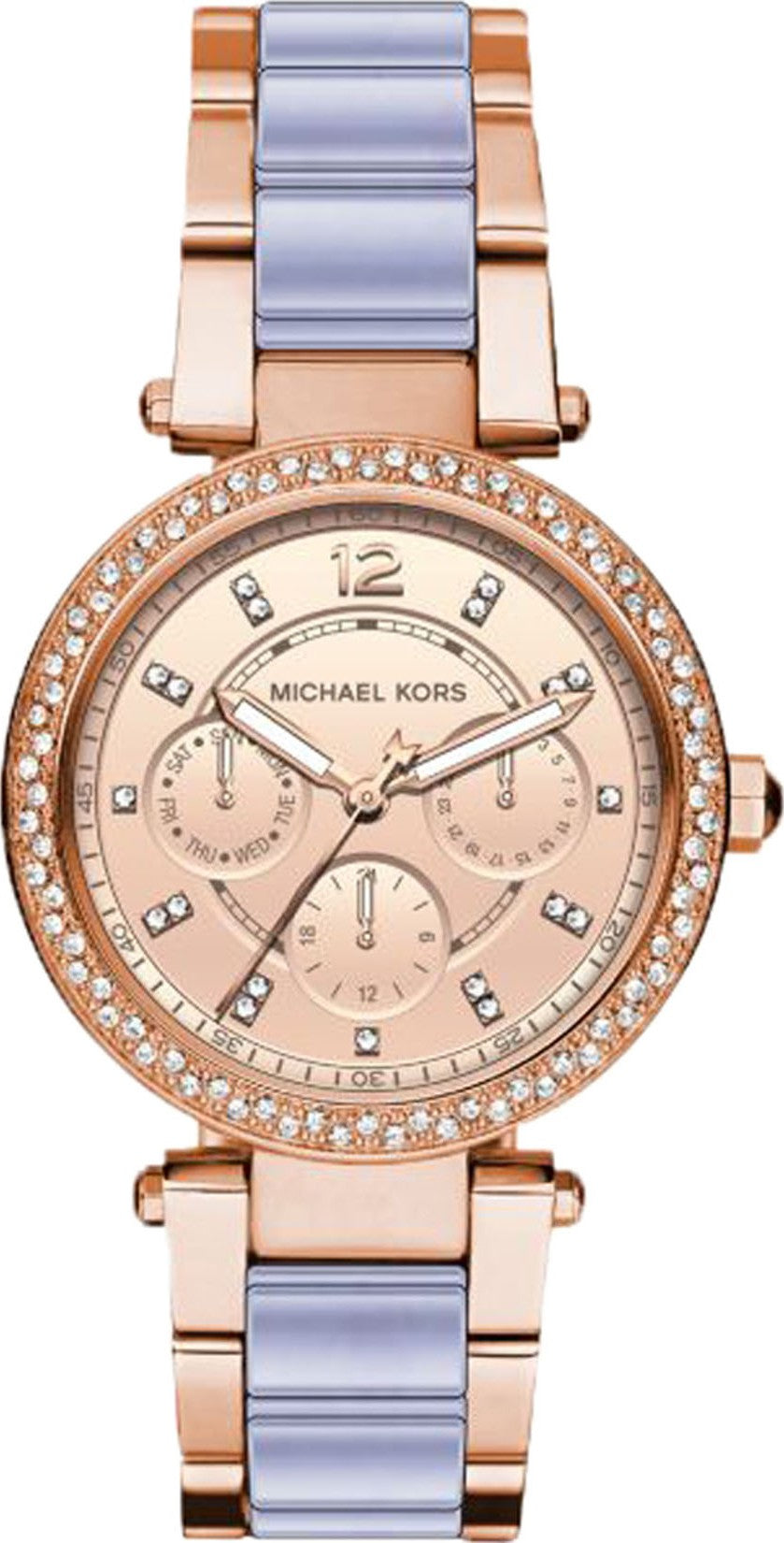 Buy Michael Kors Mini Parker Multi-function Gold Dial Ladies Watch - Mk6327 in Pakistan
