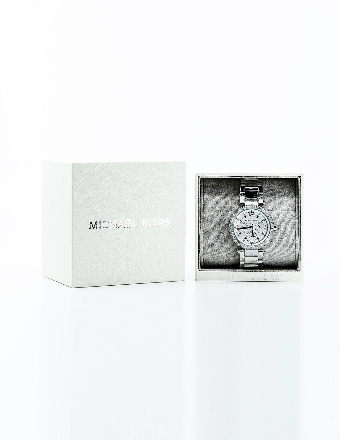Buy Michael Kors Parker Silver Dial Silver Stainless Steel Strap Ladies Watch - Mk6350 in Pakistan