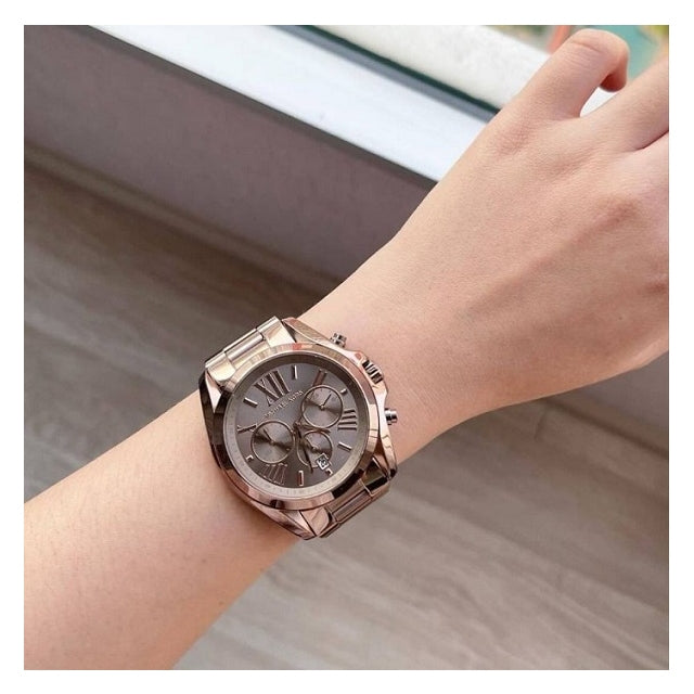 Buy Michael Kors Bradshaw Chronograph Sable Dial Brown Steel Strap Watch for Women  - MK6247 in Pakistan