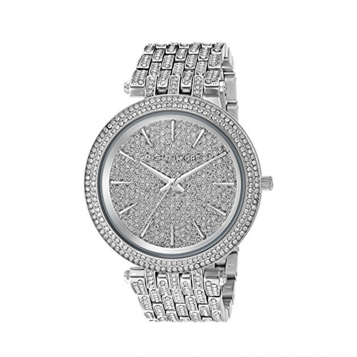 Buy Michael Kors Darci Silver Diamonds Dial Silver Stainless Steel Strap Watch for Women - Mk3779 in Pakistan