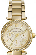 Buy Michael Kors Womens Quartz Chronograph Stainless Steel Gold Dial 33mm Watch - Mk6056 in Pakistan