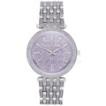Buy Michael Kors Darci Crystal Purple Dial Silver Stainless Steel Strap Women's Watch - Mk3850 in Pakistan